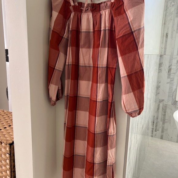 BELIZE plaid dress with tie - size 0 - never worn - Picture 1 of 4